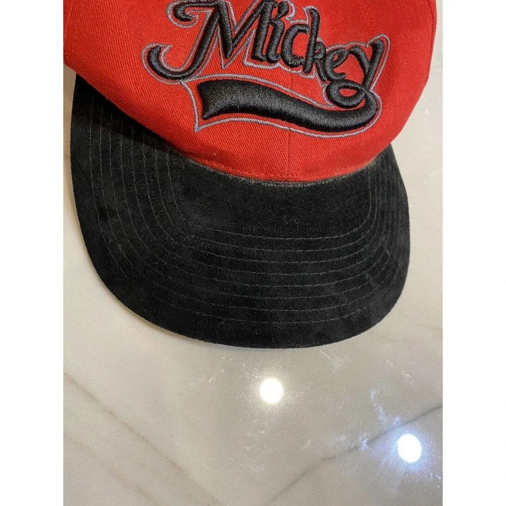 Vintage Goofy's Hat Co Mickey Mouse Adjustable Hat Letter Red Disney Rare